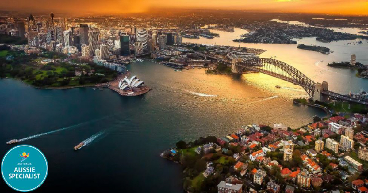 Sydney Harbour sunset